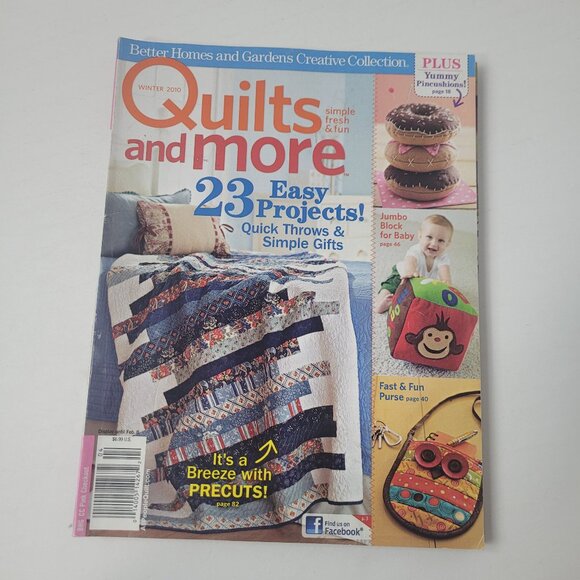 Lot of 8 QUILT & MORE Magazines by Better Homes & Gardens Creative Collection - Picture 7 of 16